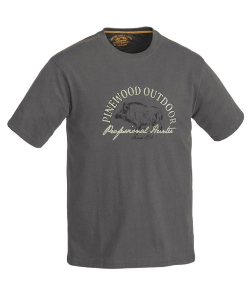 PINEWOOD T-SHIRT WILDBOAR ANTHRACITE